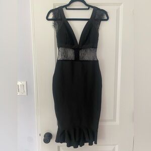 superdown Black Cocktail Dress SMALL